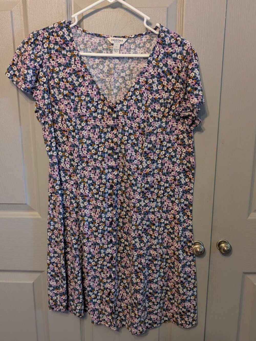 Floral V Neck Shift